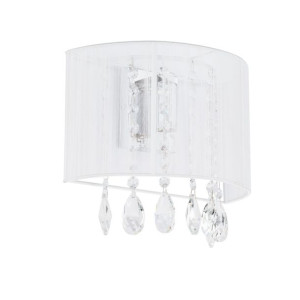 Kinkiet Italux  Essence Led Z Kryształkami Czarny A.9262/1 Wh