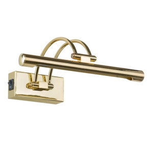 Kinkiet Ścienny Italux Gavin Led Nowoczesny Chrom 3090/35 Brass