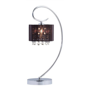 Lampa Biurkowa Led Italux Span Z Kryształami Chrom Mtm1583/1