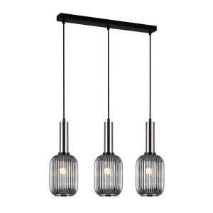 Lampa Wisząca Italux Antiola Led Nowoczesna Nikiel Pnd-5588-3M-Sc+Sg