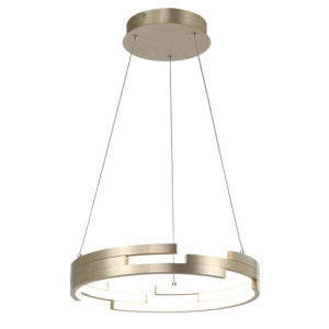 Lampa Wisząca Italux Velar Led Nowoczesna Złota   Md16003097-1B Gold