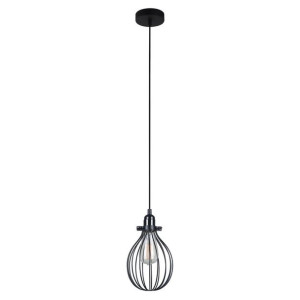 Lampa Wisząca Italux Lesto Led Industrialna Czarna Mdm-2676/1 Bk