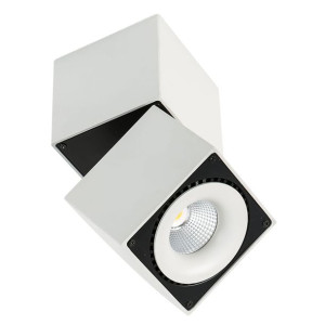 Oprawa Natynkowa Sevilla Italux Led Biała Ruchoma Slc7562/28W 3000K Wh+Bl