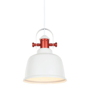 Lampa Wisząca Italux Treppo Led Industrialna Biała Mdm-2987/1 W