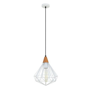 Lampa Wisząca Italux Maelle Led Industrialna Biała Mdm-2591/1S Wh