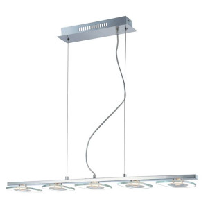 Lampa Wisząca Italux Bill Led Nowoczesna Chrom    P29385-2P