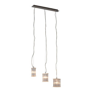 Lampa Wisząca Italux Crystal Led Klasyczna Chrom  Md61109-3A
