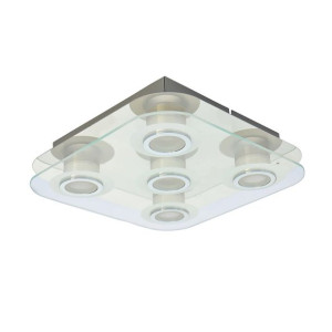 Plafon Led Sufitowy Italux Flavio Nowoczesny Chrom Md14088-05F Ch
