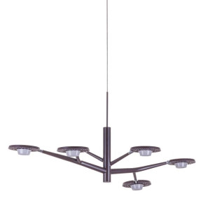 Lampa Wisząca Italux Kresyda Led Nowoczesna Brąz  Ad16014-6A Dark Coffee