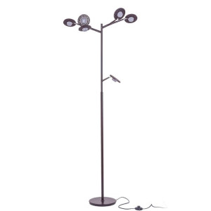 Lampa Stojąca Podłogowa Italux Kresyda Loft Brąz  Al16014-6A Dark Coffee
