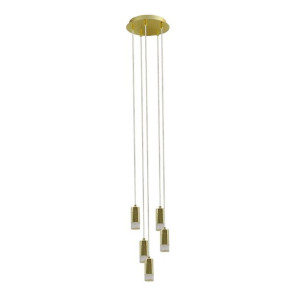 Lampa Wisząca Italux Mentin Led Nowoczesna Mosiądz Hd443N-05-8144 Nn Bb