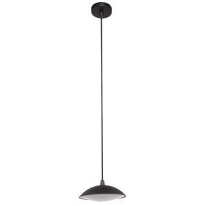 Lampa Ogrodowa Wisząca Led Italux Piombino Czarna 6694/Bk-9