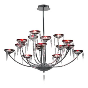 Lampa Wisząca Italux Sfera Led Klasyczna Chrom    Mx-Sl080717-1