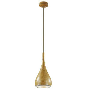 Lampa Wisząca Italux Gemma Nowoczesna Drewniana   Ma01986Cq-001