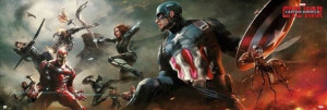 Marvel Kapitan Ameryka Civil War - plakat 158x53 cm