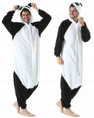 Piżama Panda Kigurumi Dres Onesie Gruba 152-158 S