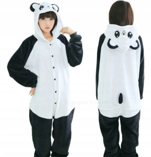 Piżama Panda Kigurumi Dla Dzieci Gruba 152-158 S
