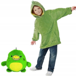 BLUZA MASKOTKA kigurumi dino ZWIERZĄTKO CIEPŁA 3w1