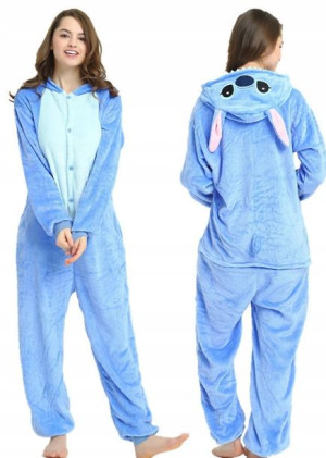 Stitch Kigurumi Piżama Kombinezon 152-158 S