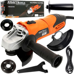 Mocna Szlifierka Kątowa 1150 W 125 Mm Kątówka Diax Poręczna 12000 Rpm