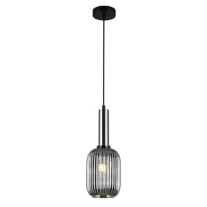 Lampa Wisząca Italux Antiola Led Nowoczesna Nikiel Pnd-5588-1M-Sc+Sg
