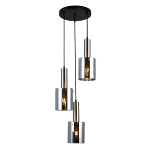 Lampa Wisząca Italux Sardo Led Nowoczesna Nikiel  Pnd-5581-3A-Sc+Sg