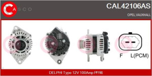 Alternator 12v 100a Casco Cal42106as