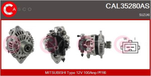 Alternator 12v 100a Casco Cal35280as
