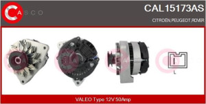 Alternator 12v 50a Casco Cal15173as