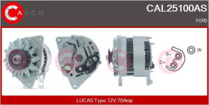 Alternator 12v 70a Casco Cal25100as
