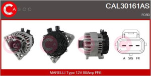 Alternator 12v 80a Casco Cal30161as