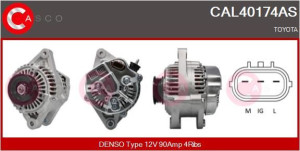 Alternator 12v 90a Casco Cal40174as