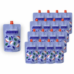 Owolovo Jagodowo Mus jabłkowo- jagodowy 200 g x 16 sztuk