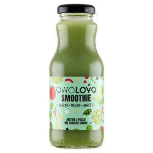 OWOLOVO Smoothie jabłko melon agrest 250 ml