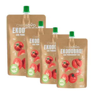 OWOLOVO EKODOBRO! Sok pomidorowy eko 200 ml x 4 sztuki