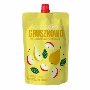 Owolovo Gruszkowo Mus jabłkowo-gruszkowy 200 g