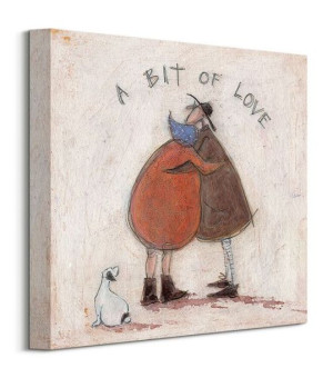 A Bit of Love - obraz na płótnie 30x30 cm