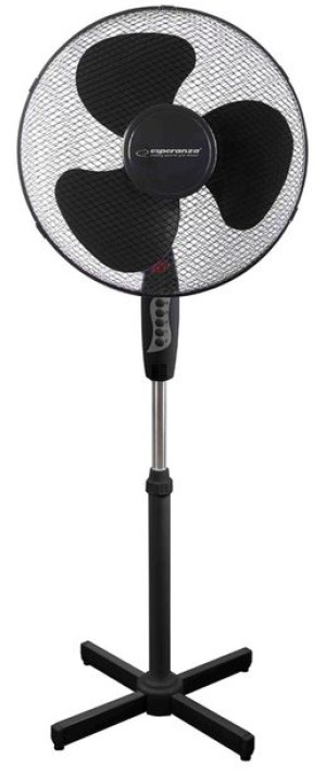Esperanza Wentylator 16'' Stojący Hurricane Czarny