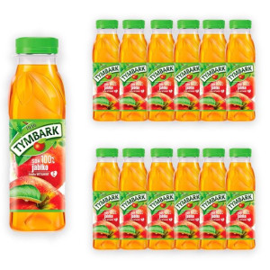 Tymbark Sok 100% jabłko 300 ml x 12 sztuk