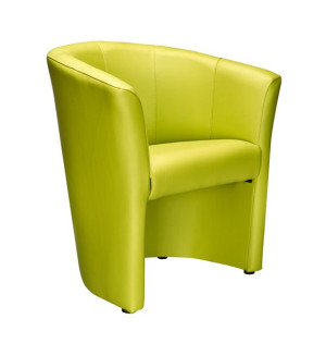 Fotel Eko Skóra Zielony Premium Cuba Wygodny Nowoczesny Design