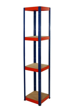 Regał metalowy magazynowy Helios HBO_180X030X30_4_0WZ ilość półek 4 /175 kg