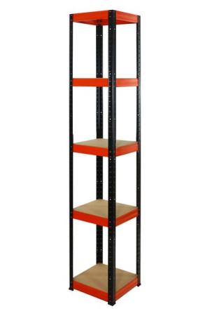 Regał metalowy magazynowy Helios HBO_196X030X30_5_0WZ ilość półek 5 /175 kg