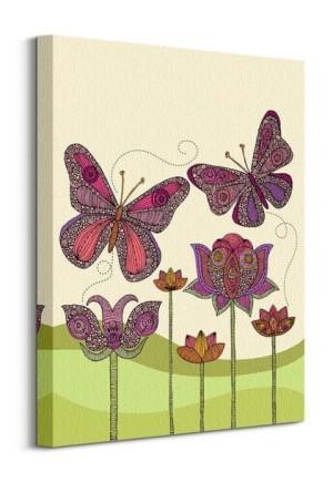 Butterflies - obraz na płótnie 40x50 cm