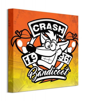 Crash Bandicoot - obraz na płótnie 40x40 cm