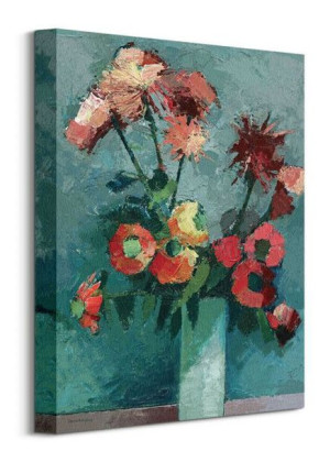 Dahlias - obraz na płótnie 30x40 cm