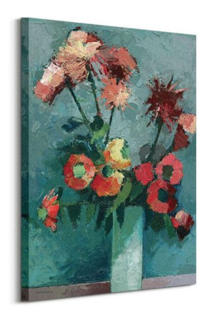 Dahlias - obraz na płótnie 60x80 cm