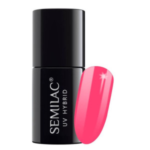 SEMILAC LAKIER HYBRYDOWY 042 Neon Raspberry