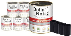Dolina Noteci PREMIUM bogata w wołowinę 30x 800g + KERBL Woreczki na psie o