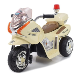 Motor, Motorek Policyjny Z Kogutem/wxe368