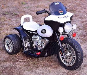 Motor Policyjny - Pierwszy Motorek Dla Dziecka, 3 Kołowy/jt568